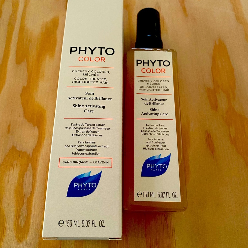 92% natural phyto colour leave in finishing shine